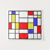 モンドリアン#58中 タペストリー (正面(横))