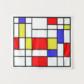 モンドリアン#58小 タペストリー (正面(横))