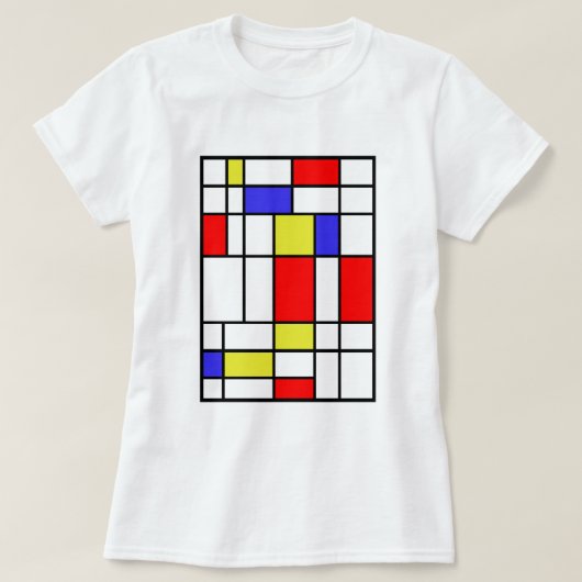 モンドリアン#58 Tシャツ (デザイン正面)