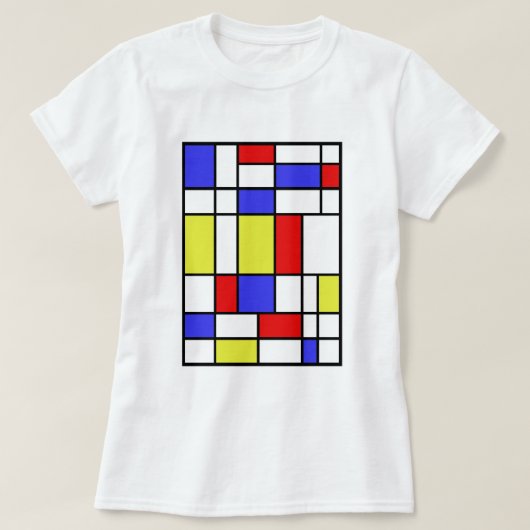 モンドリアン#59 Tシャツ (デザイン正面)