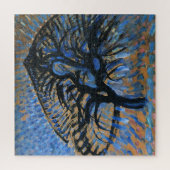 モンドリアン- Apple Tree, pointillist version, ジグソーパズル (縦)