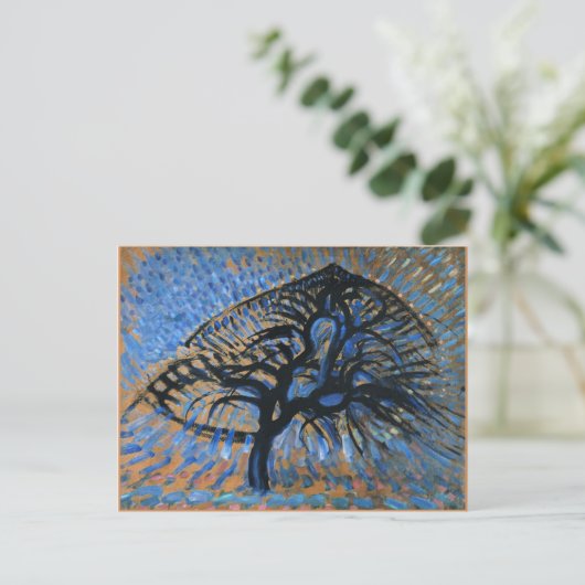 モンドリアン- Apple Tree, pointillist version, ポストカード (スタンド正面)