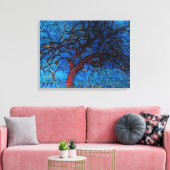 モンドリアン- Avond (夕べ)レッドツリー キャンバスプリント (インサイチュ (リビング))