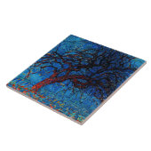 モンドリアン- Avond (夕べ)レッドツリー タイル (側面)