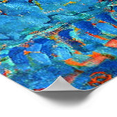 モンドリアン- Avond (夕べ)レッドツリー ポスター (角)