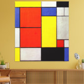 モンドリアン- COMPOSITION II - 1920 - De Stijl - キャンバスプリント (インサイチュ (リビング))