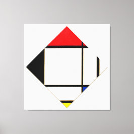 モンドリアン- LOZENGE COMPOSITION WITH RED - 1925 - キャンバスプリント