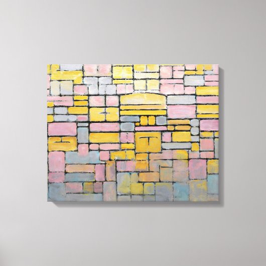 モンドリアン- TABLEAU No. 2 COMPOSITION No. V - 1914 キャンバスプリント (正面)