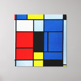 モンドリアン- TABLEAU No. I - 1921-25 - De Stijl - キャンバスプリント