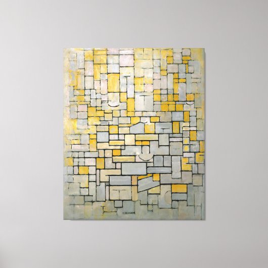 モンドリアン- TABLEAU No. I COMPIコンポーネント7 - 1914 - キャンバスプリント (正面)