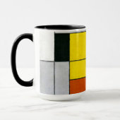 モンドリアン- VI、構図II、 マグカップ (左)
