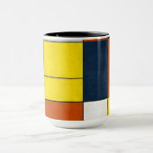 モンドリアン- VI、構図II、 マグカップ (中央)