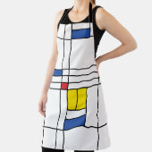 モンドリアンIIミニマリストデスティールモダンデザイン エプロン (インサイチュ)