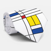 モンドリアンIIミニマリストデスティールモダンデザイン ネクタイ (ロール)