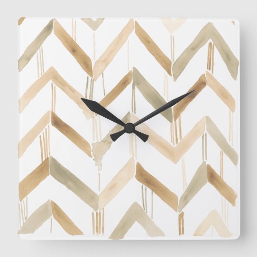 モンバサの記憶VII スクエア壁時計 (正面)