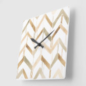 モンバサの記憶VII スクエア壁時計 (傾斜)