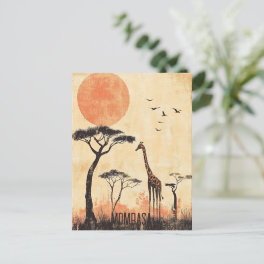 モンバサケニアへの旅行 ポストカード (スタンド正面)