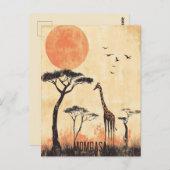 モンバサケニアへの旅行 ポストカード (正面/裏面)