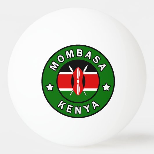 モンバサケニア 卓球ボール (正面)