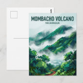 モンバチョ火山自然保護区 ニカラグア ポストカード (正面/裏面)