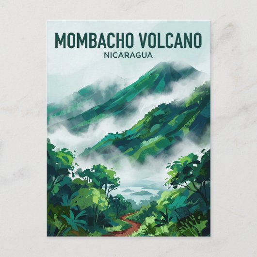 モンバチョ火山自然保護区 ニカラグア ポストカード (正面)