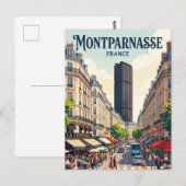 モンパルナス フランス ポストカード (正面/裏面)