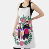 モンパーソナライズされたグ・レグ・カップル エプロン (インサイチュ)