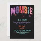モンビーゾンビウィズキッズハローウィンパーティ 招待状 (裏面)