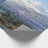 モンブランのカルル・フリードリッヒ・シンケルの眺め ラッピングペーパー (角)