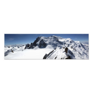 モンブランの中央山塊 フォトプリント