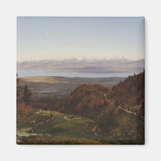 モンブランはサンケルグから見る, 1869 マグネット (正面)