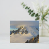 モンブランサンライズフランスのアルプス ポストカード (スタンド正面)