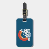 モンブランフランスサンイーグル ラゲッジタグ (正面縦)