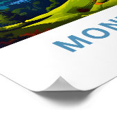 モンブランフランストラベルプリント ポスター (角)