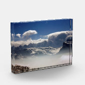 モンブランフランスホリデーカードポスター フォトブロック (左)