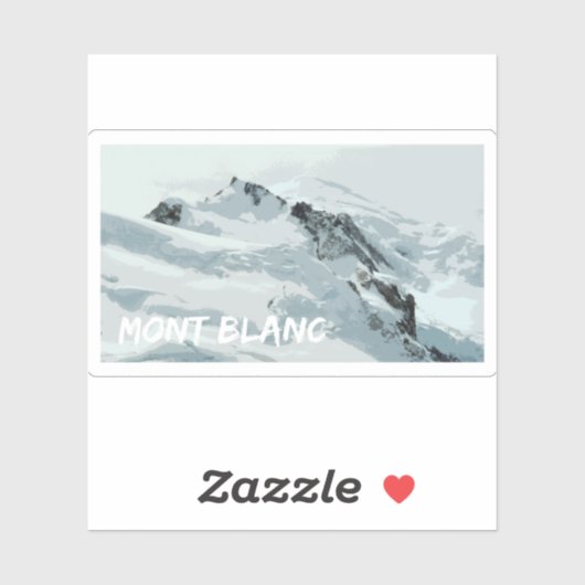モンブランマウンテンピーク(フランス) シール (シート)