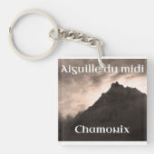 モンブランマウンテンAiguille du Midi キーホルダー (正面)