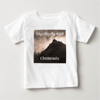 モンブランマウンテンAiguille du Midi ベビーTシャツ