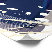 モンブランヴィンテージスキー旅行ポスター ポスター (角)