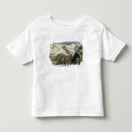モンブラン山1897年 トドラーTシャツ (正面)