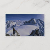 モンブラン、フランスの冬 名刺 (裏面)