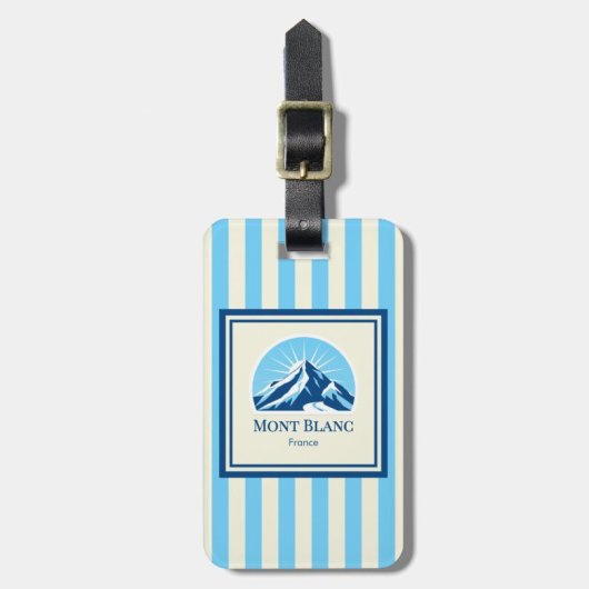 モンブラン フランス 山 荷物タグ ラゲッジタグ