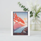 モンブラン、ヴィンテージ旅行への道 ポストカード (スタンド正面)