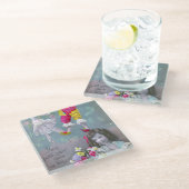 モンプチクールダンスバイザー2 ガラスコースター (アングル)