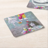 モンプチクールダンスバイザー2 スクエアペーパーコースター (アングル)