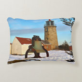 モンヘガンアイランドライトハウスメイン アクセントクッション (正面)