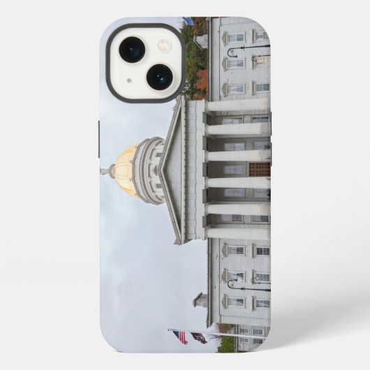 モンペリエの新古典主義の州議会議事堂 iPhoneケース (裏面)