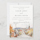 モンペリエシティスケープ結婚バーモント記念日 招待状 (正面)