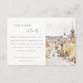 モンペリエシティスケープ結婚バーモント詳細 エンクロージャーカード (正面)