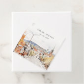 モンペリエシティスケープVermontウォーター結婚カラー フェイバータグ (インサイチュ)